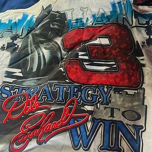 Vintage Nascar Dale Earnhardt AOP The Intimidator White t-shirt